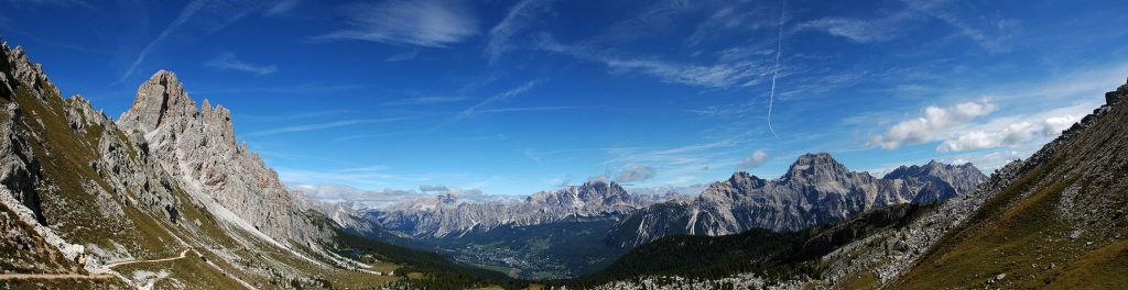 vista panoramica da Cortina d'Ampezzo