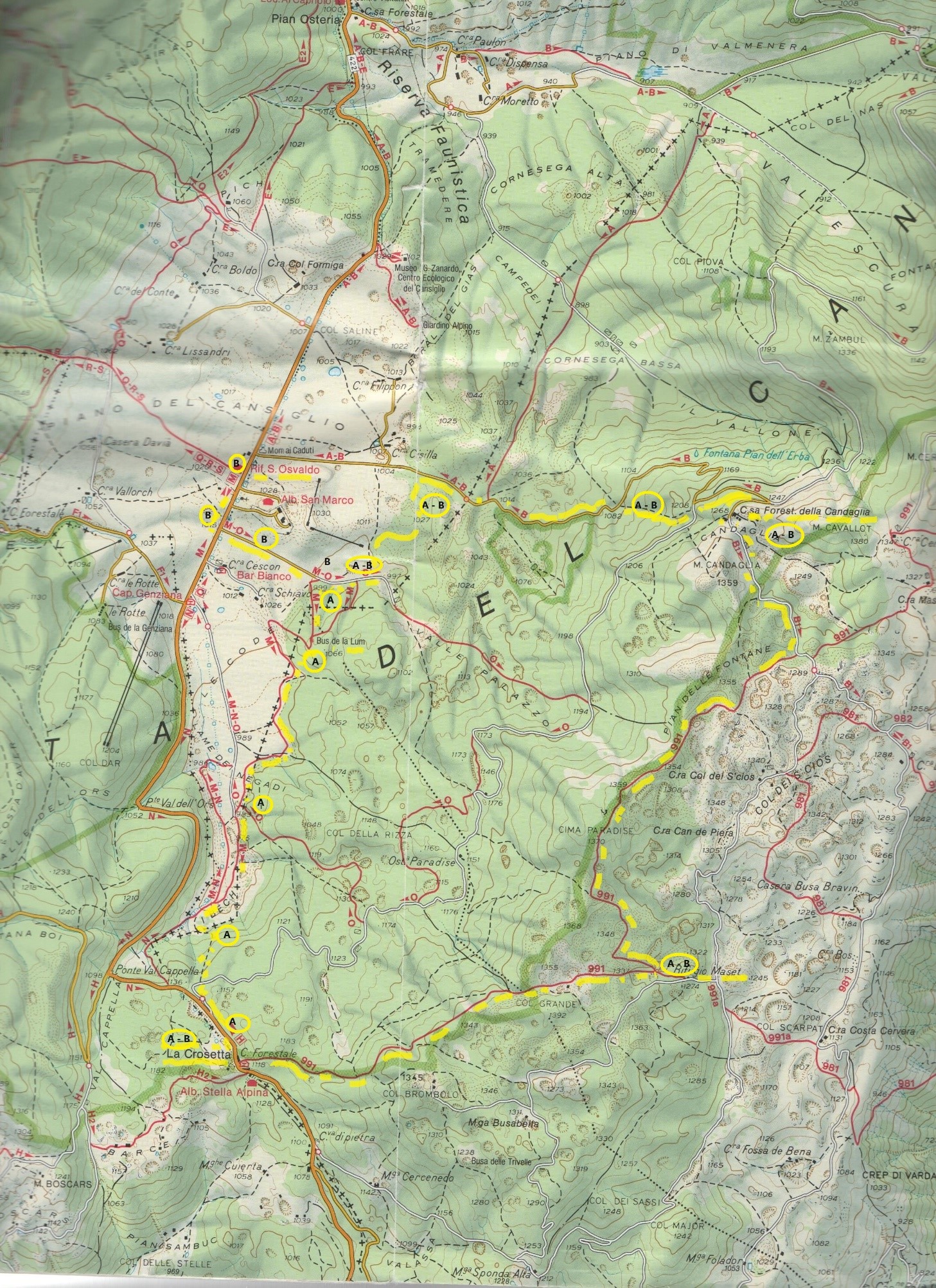 Mappa 22 ottobre 2023